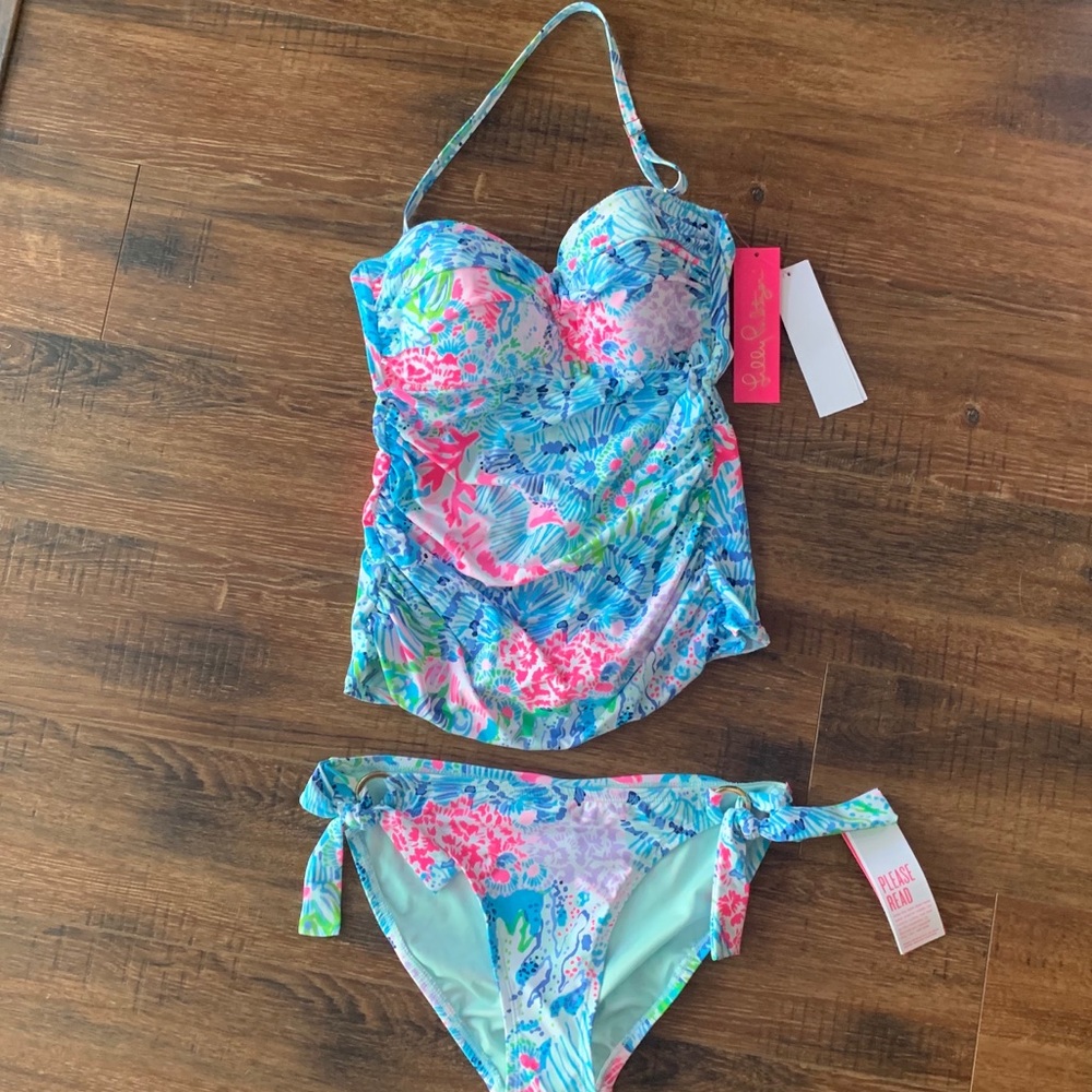 NWT Lilly Pulitzer Multi Sink or Swim Set 6